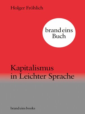 cover image of Kapitalismus in Leichter Sprache